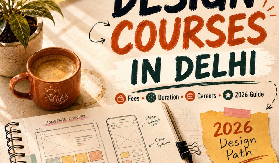 Design courses in Delhi 2026 with fees and career options