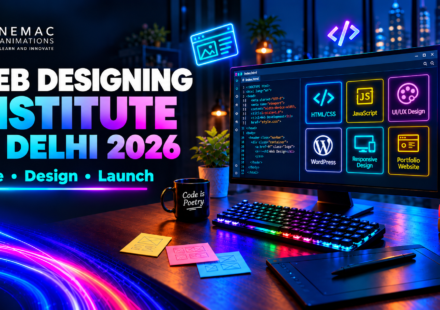 Web Designing Institute in Delhi 2026 at Cinemac Animations