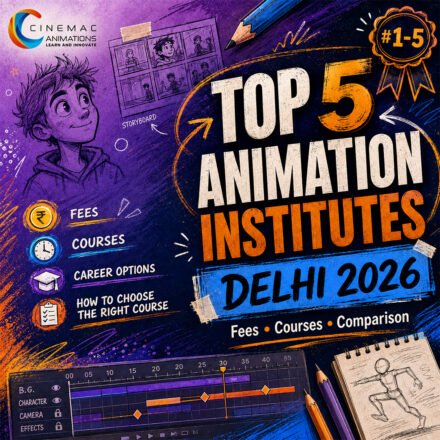 Top 5 animation institutes in Delhi 2026 with fees and courses