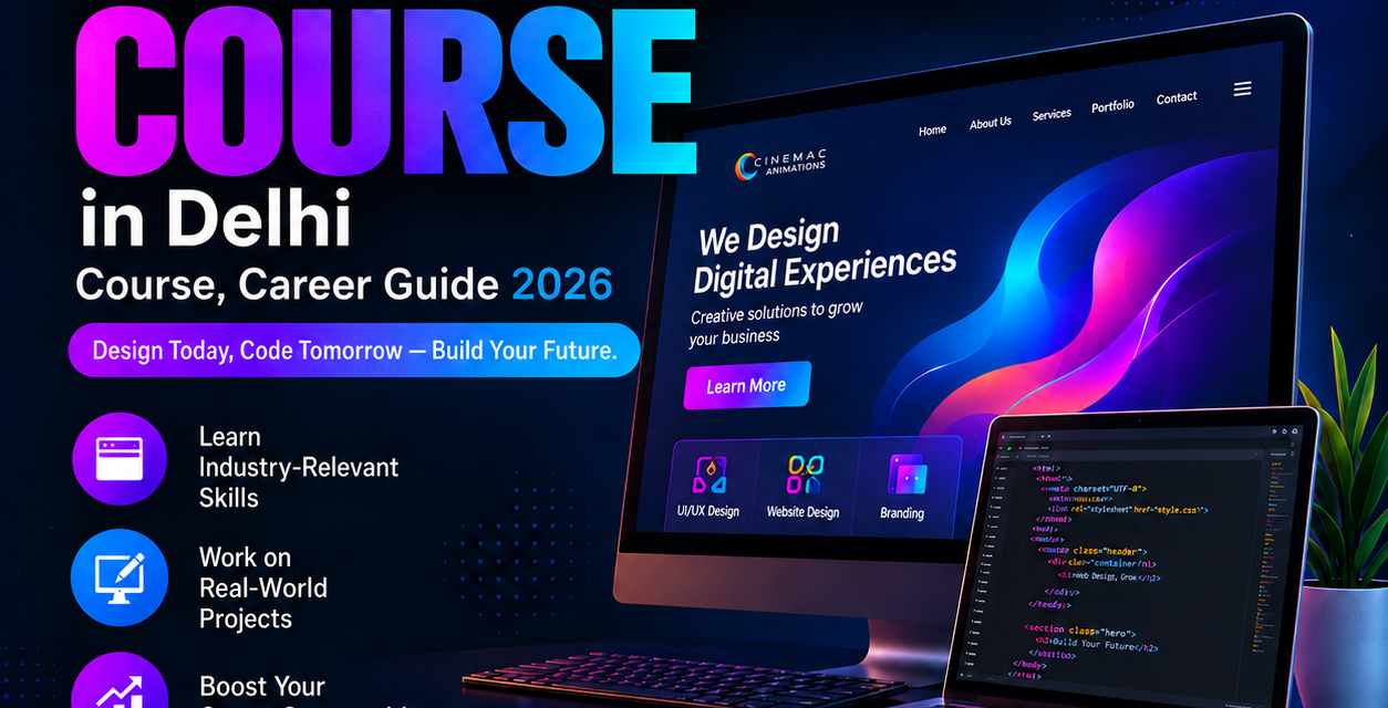 Web Designing Course in Delhi 2026 with practical web development skills