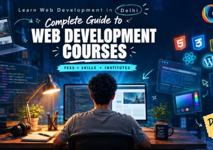 Web development course in Delhi guide covering fees, skills and institutes in 2026