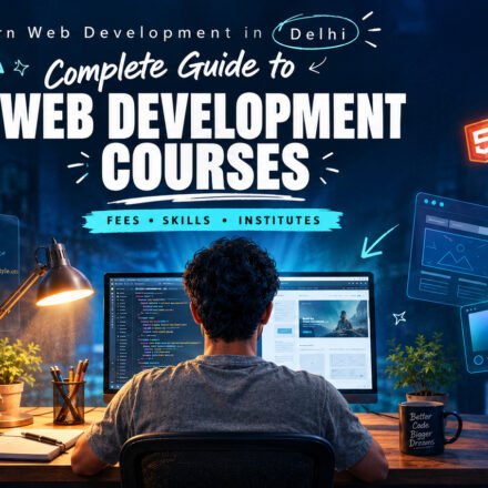 Web development course in Delhi guide covering fees, skills and institutes in 2026